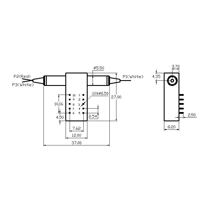 Оптические переключатели 1×2 1260-1620 нм