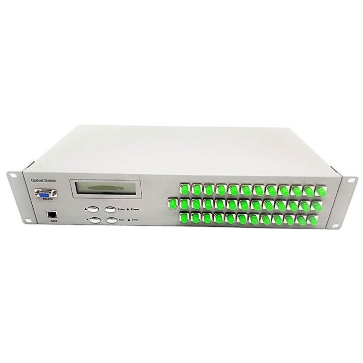 Оптический переключатель для монтажа в rack-стойку