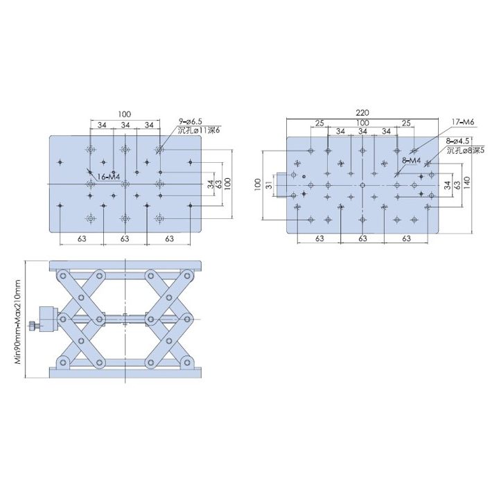Лабораторный домкрат - IL09VM120