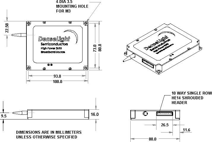 Источник суперлюминесцентного излучения DL-BX9